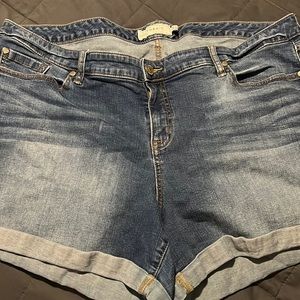 Torrid Jean shorts, rarely worn.